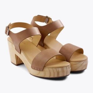 Nisolo Woven Women's All Day Open Toe Clog Sandal US 10 NIB $170 ALMOND